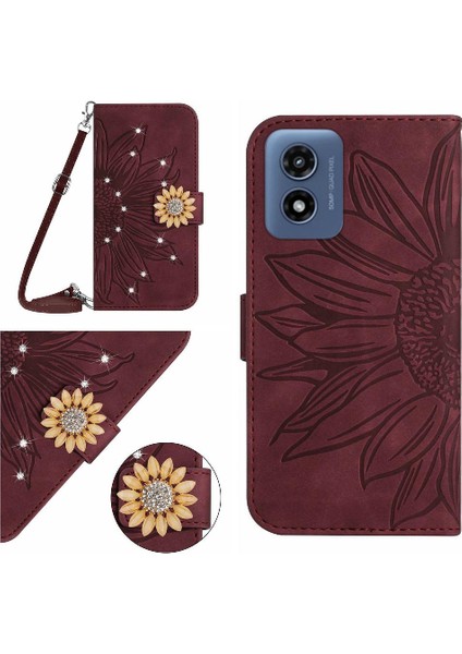 Motorola G Play 4g 2024 Için Kart Yuvası Standı ile Uzun Bir Kordon ile (Yurt Dışından)