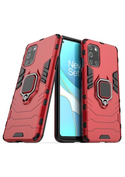 Oneplus 8t Kickstand Için Kılıf 360 &deg; Dönen Halka Askeri Damla Koruma (Yurt Dışından)