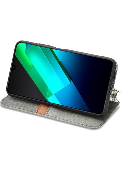 Infinix Not 12 Için Kılıf Deri Kılıf Cüzdan Fonksiyonu Kapak Çevirin Moda (Yurt Dışından)