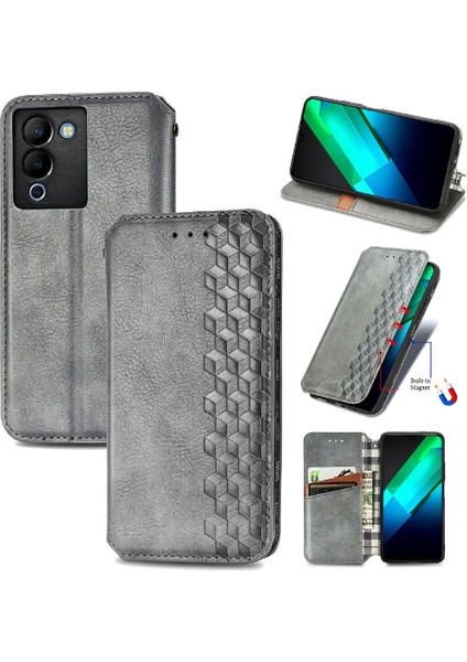 Infinix Not 12 Için Kılıf Deri Kılıf Cüzdan Fonksiyonu Kapak Çevirin Moda (Yurt Dışından)
