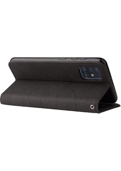 Samsung Galaxy A51 4g Pu Deri Flip Folio Kılıf Kart Yuvası ile (Yurt Dışından)