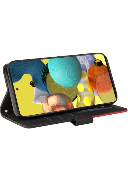 Samsung Galaxy A51 4g Pu Deri Flip Folio Kılıf Kart Yuvası ile (Yurt Dışından)