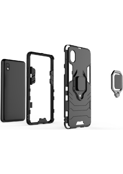 Samsung Galaxy A01 Çekirdek Darbeye Kapak Için Kılıf Kickstand Askeri Damla (Yurt Dışından) indirimleri