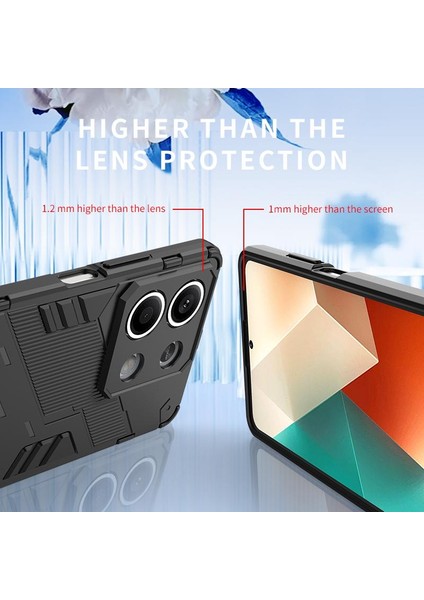 Xiaomi Redmi Için Not 13 5g Kickstand Koruyucu Kapak Sağlam Askeri (Yurt Dışından) fiyatları