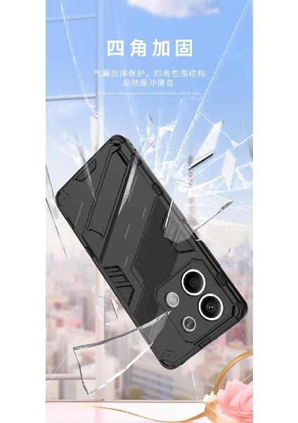Xiaomi Redmi Için Not 13 5g Kickstand Koruyucu Kapak Sağlam Askeri (Yurt Dışından) modelleri
