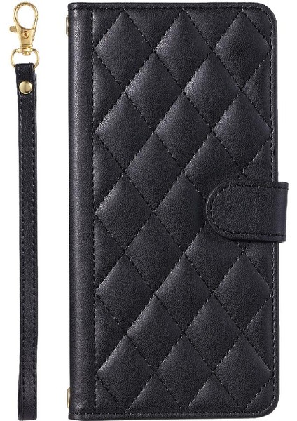 Telefon Kılıfı Için Xiaomi Redmi 12 4g El Kayışı Kart Yuvaları Tutucu Flip Folio (Yurt Dışından)