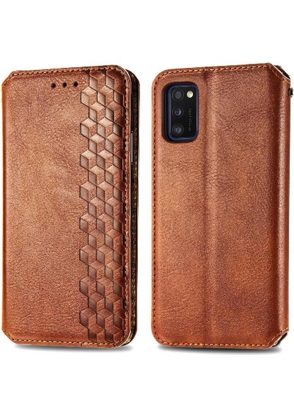 Samsung Galaxy A41 Moda Tasarım Cüzdan Fonksiyonu Zarif Durumda (Yurt Dışından)