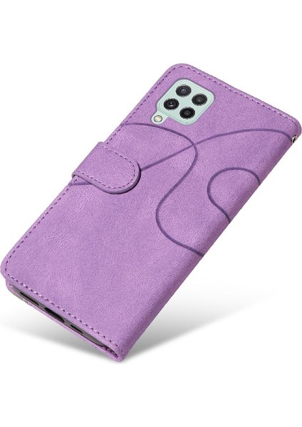 Samsung Galaxy A22 4g Için Kickstand Koruyucu Kart Yuvası Standı ile (Yurt Dışından)