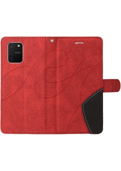 Samsung Galaxy S10 Lite Kickstand Koruyucu Iki Renkli Dikiş Için Kılıf (Yurt Dışından)