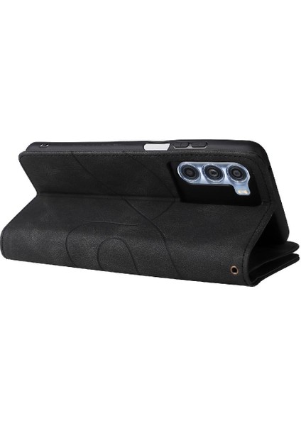 Motorola Kenar S30 Dokuz Kart Yuvaları Fermuar Cüzdan Tarzı Iki Renkli (Yurt Dışından)