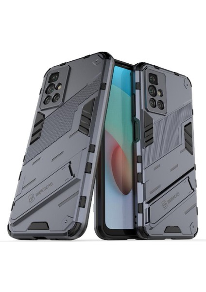 Xiaomi Redmi 10 4g Kickstand Sağlam Askeri Koruyucu Kapak (Yurt Dışından)