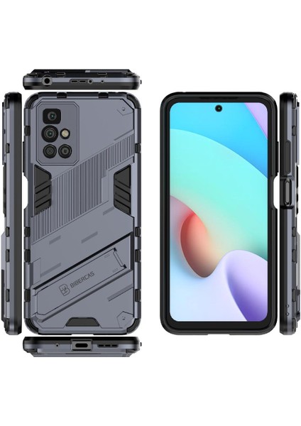 Xiaomi Redmi 10 4g Kickstand Sağlam Askeri Koruyucu Kapak (Yurt Dışından) modelleri