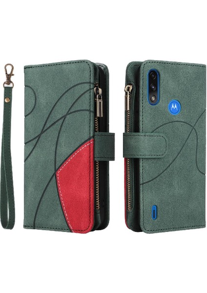 Motorola Moto E7 Güç Kart Yuvası Standı Kickstand Koruyucu (Yurt Dışından)