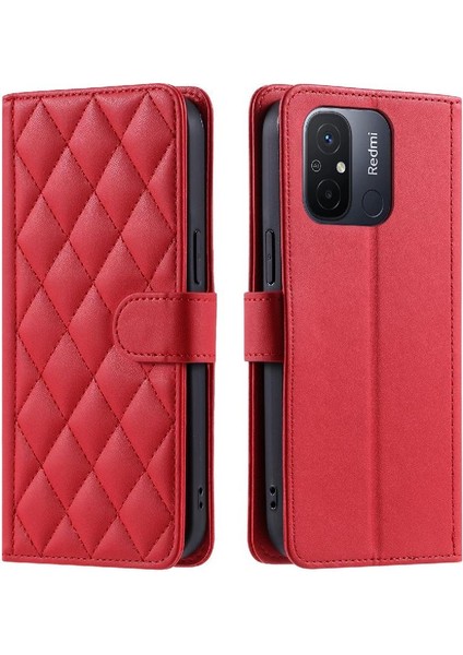 Xiaomi Redmi 12C Kafes El Kayışı Için Telefon Kılıfı Kart Yuvaları Tutucu Flip (Yurt Dışından)