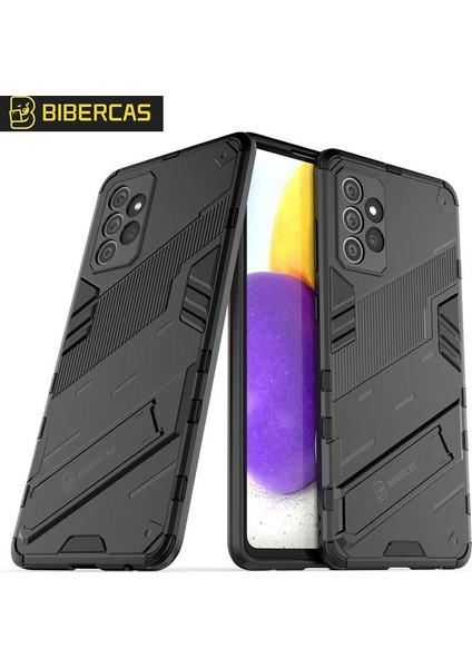 Samsung Galaxy A72 5g Sağlam Askeri Koruyucu Kapak Kickstand (Yurt Dışından)