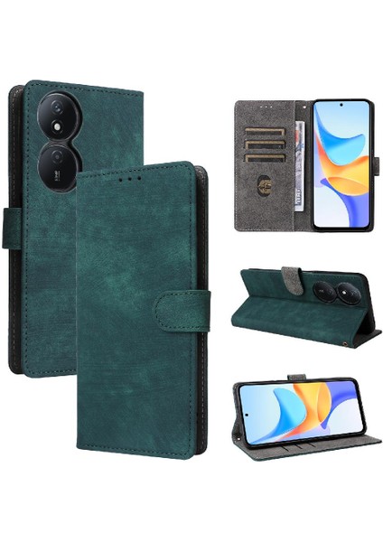 Onur X7B Için Kılıf Manyetik Kapatma Pu Deri Flip Folio Cüzdan Rfıd Kart (Yurt Dışından)