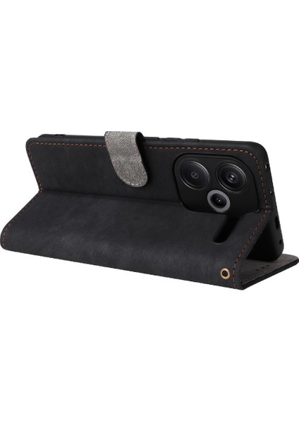 Xiaomi Redmi Not Için Kılıf 13 Pro Artı Pu Deri Flip Folio Cüzdan Kart (Yurt Dışından)