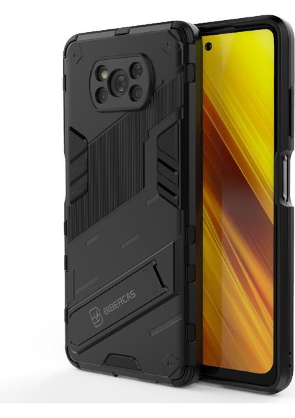 Xiaomi Poco X3 Nfc Koruyucu Kapak Için Kılıf Kickstand Sağlam Askeri (Yurt Dışından)