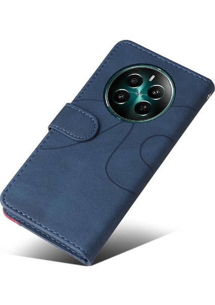 Kart Yuvası Standı ile Realme 12 Artı Için Flip Case Pu Deri Flip Folio (Yurt Dışından) indirimleri