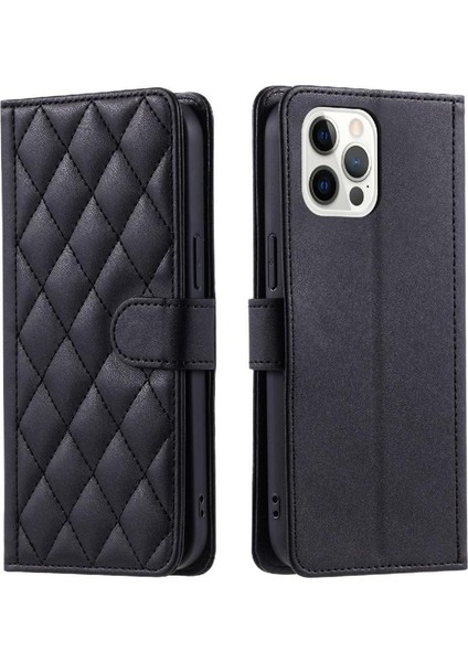 Iphone 12 Için Telefon Kılıfı Pro Kafes Kart Yuvaları Tutucu Flip Folio Cüzdan (Yurt Dışından)
