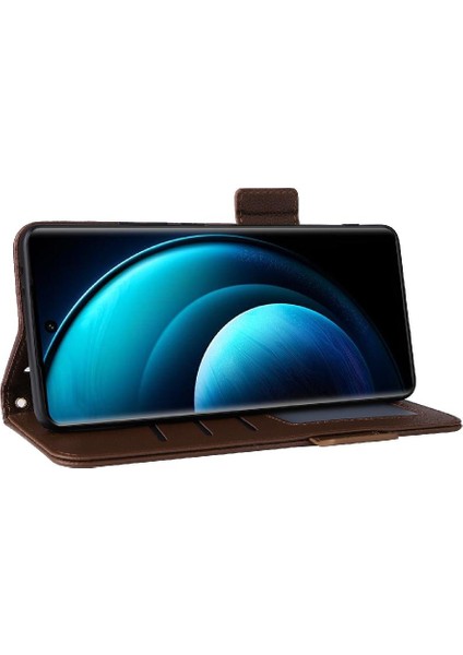 Vivo X100 Pro Manyetik Yan Toka Cüzdan Pu Deri Kart Yuvaları Için Kılıf (Yurt Dışından) fırsatları