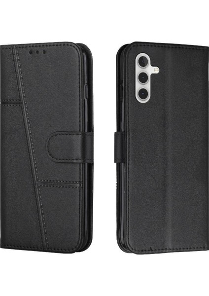 Samsung Galaxy A35 5g Kart Ekleme Için Kılıf Yan Toka Tam Pu Flip (Yurt Dışından)