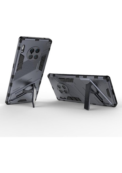 Huawei Mate 30 Pro Için Sağlam Askeri Koruyucu Kapak Kickstand (Yurt Dışından)