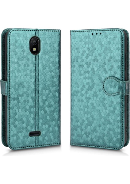 Nokia C100 Için Geometrik Desen Deri Cüzdan Kapak Manyetik Toka (Yurt Dışından) indirimleri