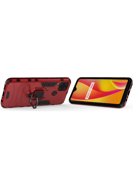 Realme C15 Darbeye Kapak Için Kılıf Kickstand Askeri Damla Koruma (Yurt Dışından) fırsatları
