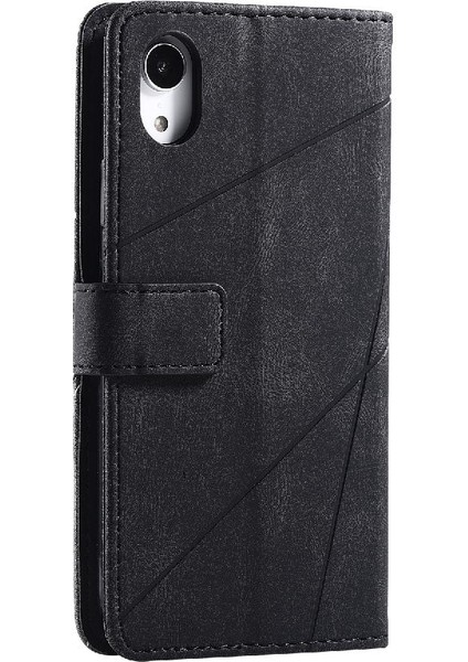 IPhone Xs Max Pu Deri Kart Tutucu Kickstand Manyetik Cüzdan (Yurt Dışından)