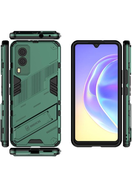Vivo V21E 5g Kickstand Koruyucu Kapak Sağlam Askeri Için Kılıf (Yurt Dışından) fırsatları