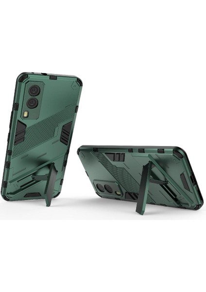 Vivo V21E 5g Kickstand Koruyucu Kapak Sağlam Askeri Için Kılıf (Yurt Dışından) indirimleri