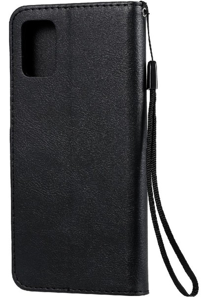 Samsung Galaxy A51 4g Için Flip Case Yüksek Kalite Deri Klasik Katı (Yurt Dışından)
