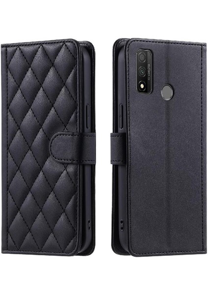 Telefon Kılıfı Için Huawei P Akıllı 2020 Kart Yuvaları Tutucu Manyetik Flip Folio (Yurt Dışından)