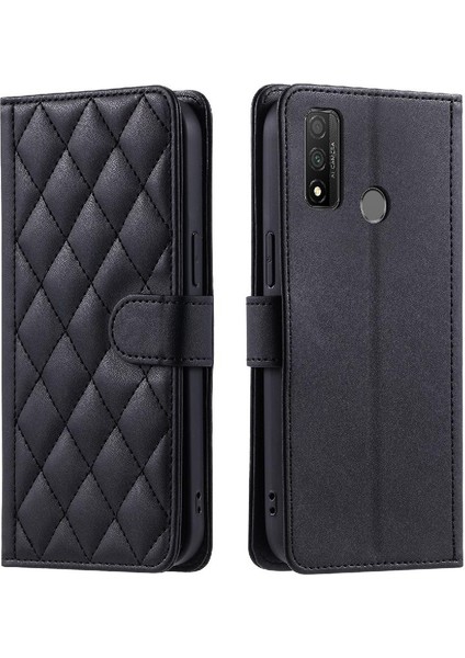 Telefon Kılıfı Için Huawei P Akıllı 2020 Kart Yuvaları Tutucu Manyetik Flip Folio (Yurt Dışından)