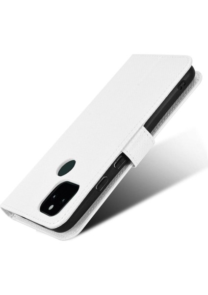 Google Piksel 5A 5g Kickstand Manyetik Cüzdan Kart Tutucu Kapak Için Kılıf (Yurt Dışından)