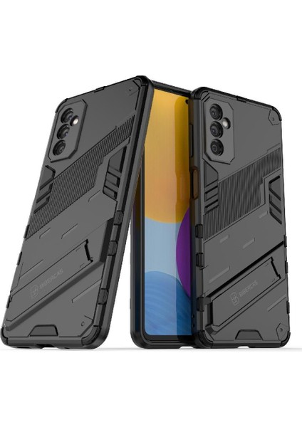 Samsung Galaxy M52 5g Sağlam Askeri Kickstand Koruyucu Kapak (Yurt Dışından)