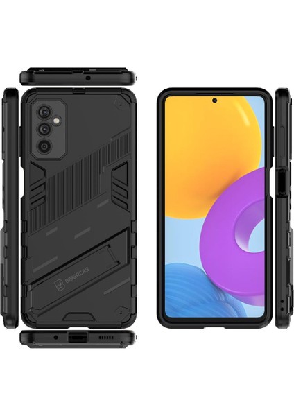 Samsung Galaxy M52 5g Sağlam Askeri Kickstand Koruyucu Kapak (Yurt Dışından)