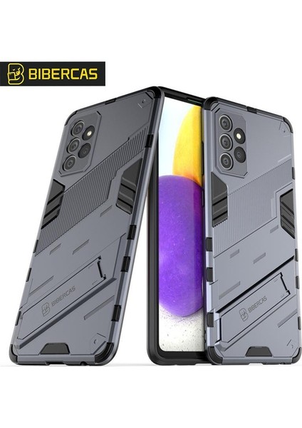 Samsung Galaxy A72 5g Sağlam Askeri Koruyucu Kapak Kickstand (Yurt Dışından)