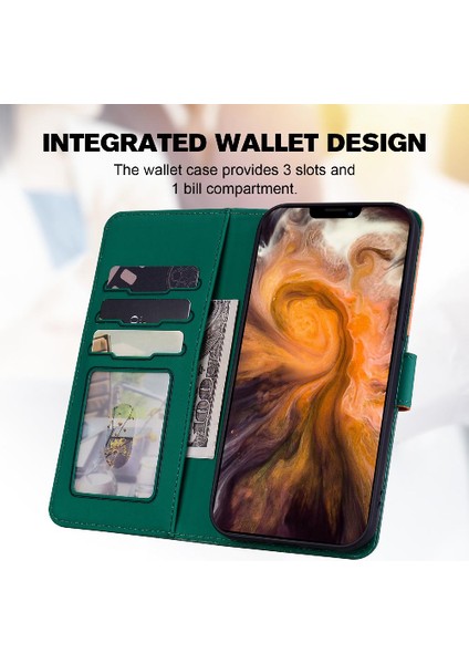 Iphone 11 Için Kılıf Pro Deri Kılıf Kapak Kapak Basit Iş Cüzdan (Yurt Dışından)