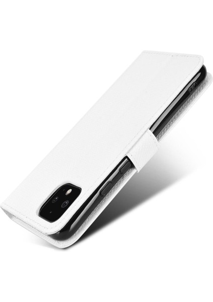 Google Piksel 4 Kapak Manyetik Cüzdan Kickstand Kart Tutucu Için Kılıf (Yurt Dışından)