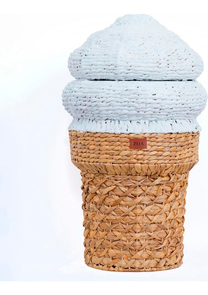 Dondurma Rattan Oyuncak Sepeti