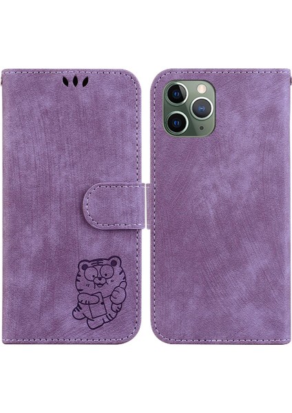Iphone 11 Için Kılıf Pro Kart Cep Cüzdan Kılıf Flip Folio Kabartmalı Sevimli (Yurt Dışından)