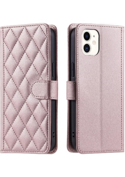 Telefon Kılıfı Için iphone 12 Mini Flip Folio Cüzdan Kart Yuvaları Tutucu El (Yurt Dışından)