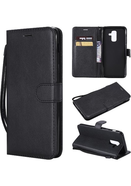 Samsung Galaxy A6 Artı 2018 Yüksek Kaliteli Deri Iş Için Flip Case (Yurt Dışından)