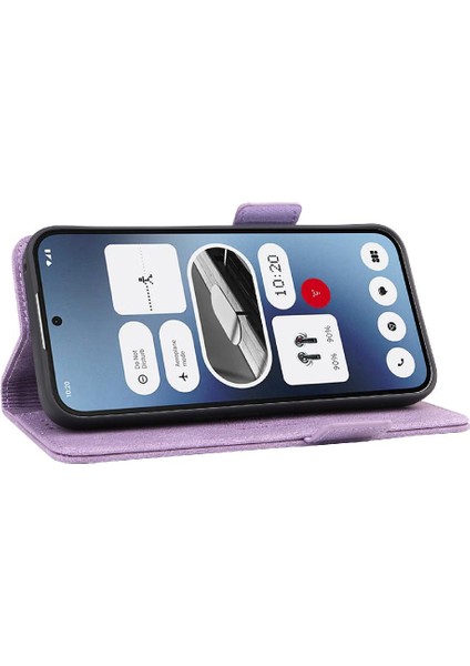 Nothing Telefon 2A Manyetik Karbon Fiber Deri Folio Flip Case (Yurt Dışından) modelleri