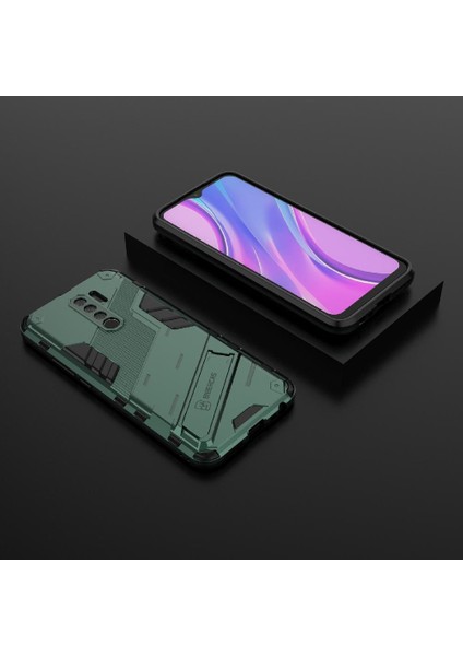 Xiaomi Redmi 9 Kickstand Koruyucu Kapak Sağlam Askeri (Yurt Dışından) fırsatları