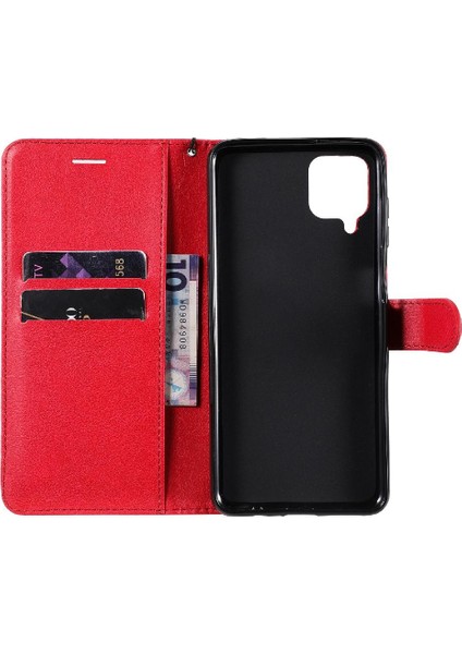 SZY Mall Samsung Galaxy A12 5g Için Flip Case Iş Cüzdan Telefon Kılıfı ile Yüksek (Yurt Dışından)