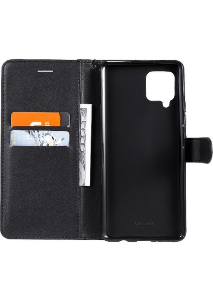 Samsung Galaxy Flip 5g Klasik Düz Renk Iş Cüzdan Için Flip Case (Yurt Dışından)