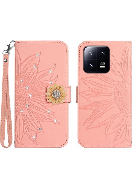 Xiaomi 13 Için Kılıf Pro Telefon Kapak Kart Tutucu Darbeye Tpu Kabuk Flip (Yurt Dışından)